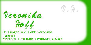 veronika hoff business card